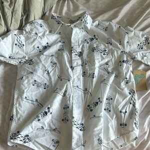 There Abouts Skateboards Button Down Shirt - M 7/8